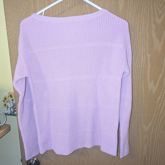 Talbots - Petite Small Mauve  L/S Crewneck Sweater - ACCEPTING OFFERS!!! - Picture 3 of 5